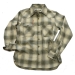 Tellason Topper Plaid Flannel Shirt Olive XL