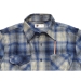 Tellason Topper Plaid Flannel Shirt Blue/Grey L