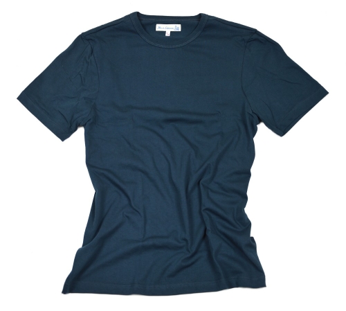Merz b. Schwanen 1950er Rundhals T-Shirt Mineral Blue 2XL