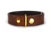 OBERWEIHER Lederarmband brown S (18 cm)