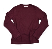 Merz b. Schwanen Longsleeve 2-fädig ruby red L