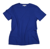 Merz b. Schwanen 1950er Rundhals T-Shirt Vintage Blue XL