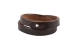 OBERWEIHER Lederarmband dark brown/nickel