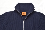 Andersen-Andersen Navy Full-Zip Navy