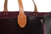 OBERWEIHER ORIGINAL Rindleder Tasche "Aubergine"