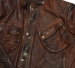 Thedi Leathers "Long Jacket" brown 3XL