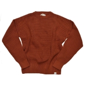 Merz b. Schwanen Pullover Cotton/Cashmere Brick Red XL